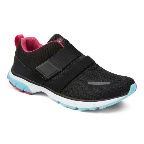Vionic Milan Women's Comfort Sneaker with Arch Support - Black - 1 profile view