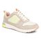Vionic Rechelle Women's Lace-up Casual Sneaker - Nude Suede - 1 profile view