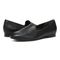 Vionic Willa Women's Slip-on Flat - Black-Leather - pair left angle