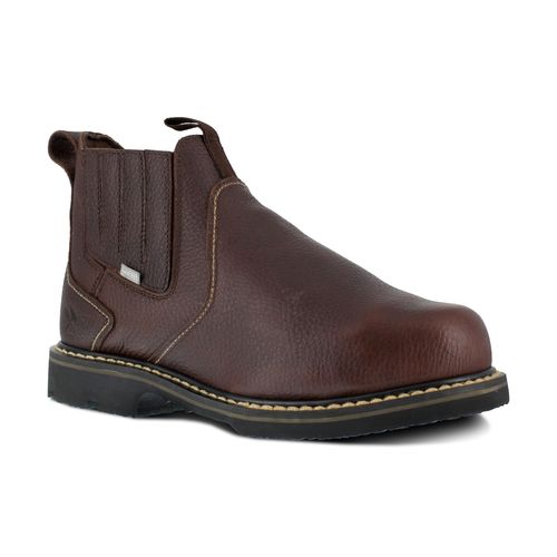 Iron Age Groundbreaker Men's Pull-on Industrial Boot - Brown - Profile View