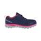 Reebok Work Women's Sublite Cushion Alloy Toe Athletic Work Shoe - Navy and Pink - Side View