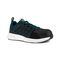 Reebok Work Women's Fusion Flexweave Comp Toe Athletic Work Shoe ESD - Teal and Black - Profile View