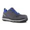 Reebok Work Men's DMX Flex Alloy Toe Work Shoe ESD - Grey and Blue - Profile View
