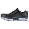 Reebok Work Men's Sublite Cushion Alloy Toe Comfort Athletic Work Shoe Conductive Rated - Black - Side View