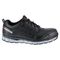 Reebok Work Men's Sublite Cushion Alloy Toe Comfort Athletic Work Shoe Conductive Rated - Black - Side View