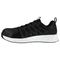 Reebok Work Women's Fusion Flexweave Comp Toe Athletic Work Shoe - Black and White - Side View