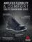 Reebok Work Women's Sublite Cushion Alloy Toe Comfort Athletic Work Boot Waterproof - Black and Grey - 