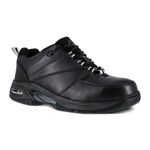 Reebok Work Men's Tyak Comp Toe Comfort Work Shoe CD - Black - Profile View