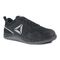 Reebok Work Men's Zprint Steel Toe Athletic Work Shoe ESD - Black and Dark Grey - Profile View