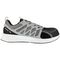 Reebok Work Men's Fusion Flexweave Comp Toe Athletic Work Shoe - Grey and White - Side View