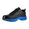 Reebok Work Men's Ateron Steel Toe Work Shoe - Black with Blue Trim - Other Profile View