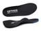 ORTHOS Footwear Orthotic Insoles - Full Length - Made in USA - Insoles Black - Fabric