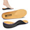ORTHOS Footwear Orthotic Insoles - Full Length - Tan - Leather Made in USA - Orthotic Insoles