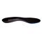 ORTHOS Footwear Replacement Orthotic Insoles Full Length - full side Black - Fabric