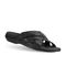Gravity Defyer Lewis Men's G-Comfort Slide Sandals - Black - Profile View