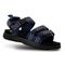Gravity Defyer Cafe Men's Stress Recovery Sandals - Blue - Profile View