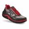 Gravity Defyer Ion Men's Athletic Shoes - Gray / Red - Profile View