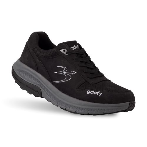 Gravity Defyer Orion Men's Athletic Shoes - Black / Gray - Profile View