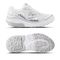 Gravity Defyer Women's G-Defy Mighty Walk Athletic Shoes - White / Silver   - Side View