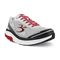 Gravity Defyer Men's G-Defy Mighty Walk Athletic Shoes - Gray / Red - Profile View