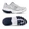 Gravity Defyer Men's G-Defy Mighty Walk Athletic Shoes - White / Blue - Side View