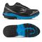 Gravity Defyer Men's G-Defy Mighty Walk Athletic Shoes - Black / Blue - Side View