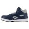 Reebok Work Men's BB4500 High Top - Static Dissipative - Composite Toe Sneaker - Navy and Grey - Side View