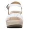 Vionic Aileen Women's 3/4 Strap Wedge Sandal - 6 front view - White