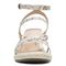 Vionic Ayda Women's Ankle Strap Wedge Sandal - Cream - 6 front view