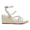 Vionic Ayda Women's Ankle Strap Wedge Sandal - Cream - 4 right view