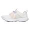 Vionic Berlin Women's Supportive Active Sneaker with Bungee Laces - White Pastel Lilac Multi - 2 left view