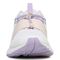 Vionic Berlin Women's Supportive Active Sneaker with Bungee Laces - White Pastel Lilac Multi - 6 front view