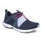 Vionic Berlin Women's Supportive Active Sneaker with Bungee Laces - Navy - 1 profile view