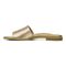 Vionic Demi Women's Heeled Slide Sandal - Gold - Left Side