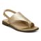 Vionic Ella Women's Backstrap Women's Sandal - Gold Metallic - Angle main