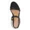 Vionic Emmy Woemn's Backstrap Wedge Sandal - Black Embossed - Top