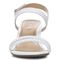 Vionic Emmy Woemn's Backstrap Wedge Sandal - 6 front view - White
