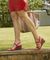 Vionic Emmy Woemn's Backstrap Wedge Sandal - Poppy Embossed - 1-med