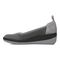 Vionic Jacey Women's Slip-on Wedge Shoe - Charcoal - Left Side