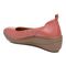 Vionic Jacey Women's Slip-on Wedge Shoe - Dusty Cedar Leather - Back angle