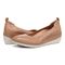 Vionic Jacey Women's Slip-on Wedge Shoe - Macaroon - pair left angle