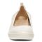Vionic Jacey Women's Slip-on Wedge Shoe - Cream Woven - Front