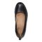 Vionic Jacey Women's Slip-on Wedge Shoe - Black/Black Leather - Top