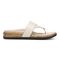 Vionic Jillian Women's Toe Post Platform Sandal - Cream - 4 right view