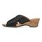 Vionic Leticia Women's Wedge Comfort Sandal - 2 left view - Black
