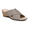 Vionic Leticia Women's Wedge Comfort Sandal - 1 profile view - Aluminum