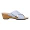 Vionic Leticia Women's Wedge Comfort Sandal - Blue Haze - Right side