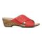 Vionic Leticia Women's Wedge Comfort Sandal - Poppy - Right side