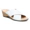 Vionic Leticia Women's Wedge Comfort Sandal - 1 profile view - White