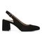 Vionic Nola Women's Slingback Heeled Shoe - Black Suede - 4 right view